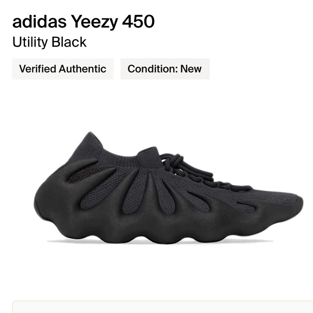 Adidas Yeezy 450 utility black